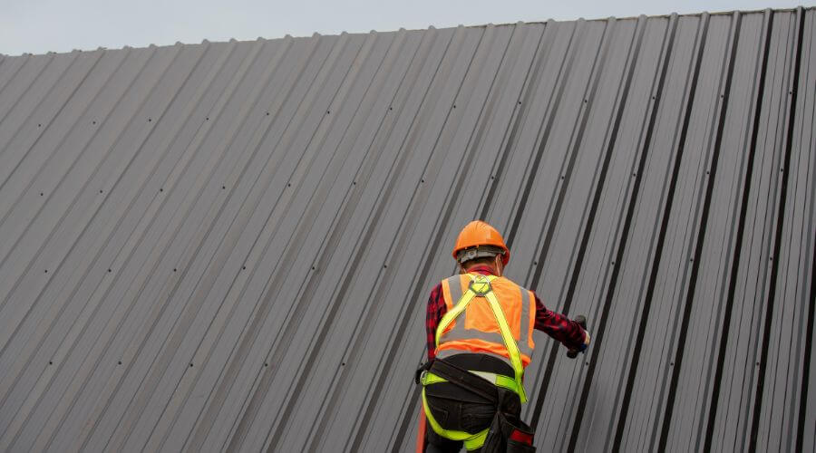 Professional metal roof installation services in California, KY